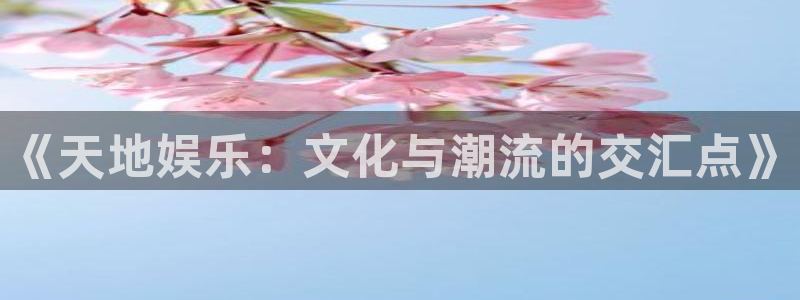 庄闲和游戏官网：《天地娱乐：文化与潮流的交汇点》